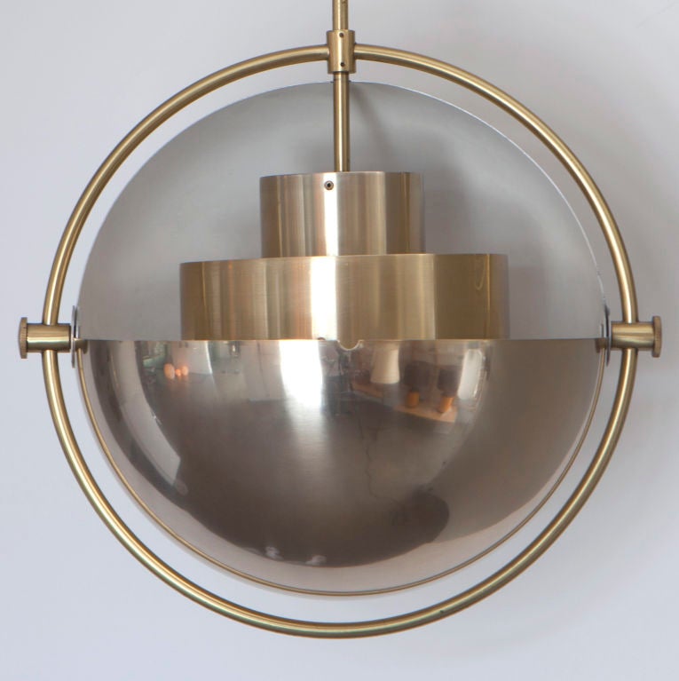 Pendants with adjustable shades for light direction<br />
Priced Individually