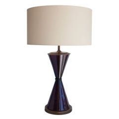 Retro Blenko Table Lamp
