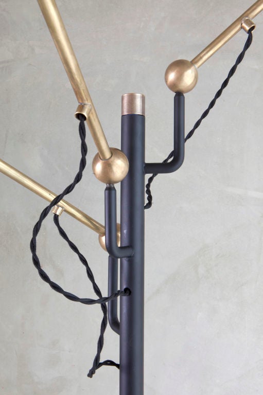 Rare Arredoluce Three Arm Floor Lamp