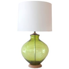 Vintage Blenko Table Lamp