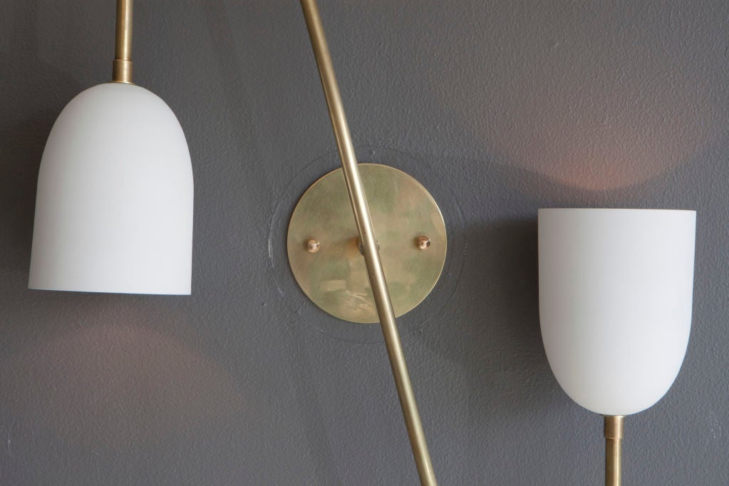 Pair of Arredoluce Sconces In Excellent Condition In Los Angeles, CA