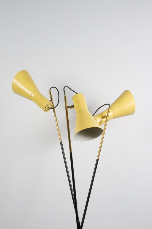 Rare Stilnovo Tri Pod Floor Lamp