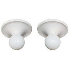 Coppia di lampade da soffitto Achille Castiglioni