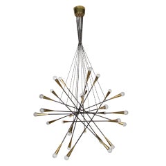 Rare Italian Multi Arm Chandelier