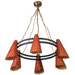 Six Shade Chandelier by Disderot 9