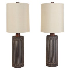 Unique Pair of Martz Table Lamps