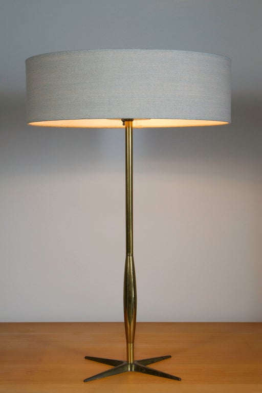 Plated Pair of Stiffel Table Lamps