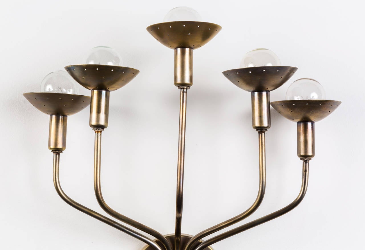 Mid-20th Century American Candelabra Sconces