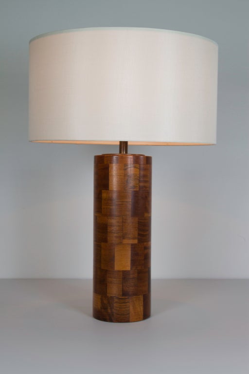 Woodblock Table Lamp