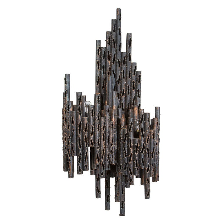 Itlaian Brutalist Wall Lamp