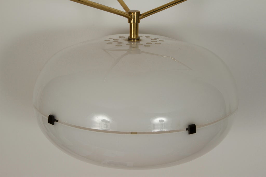 Stilnovo Ceiling Lamp In Excellent Condition In Los Angeles, CA