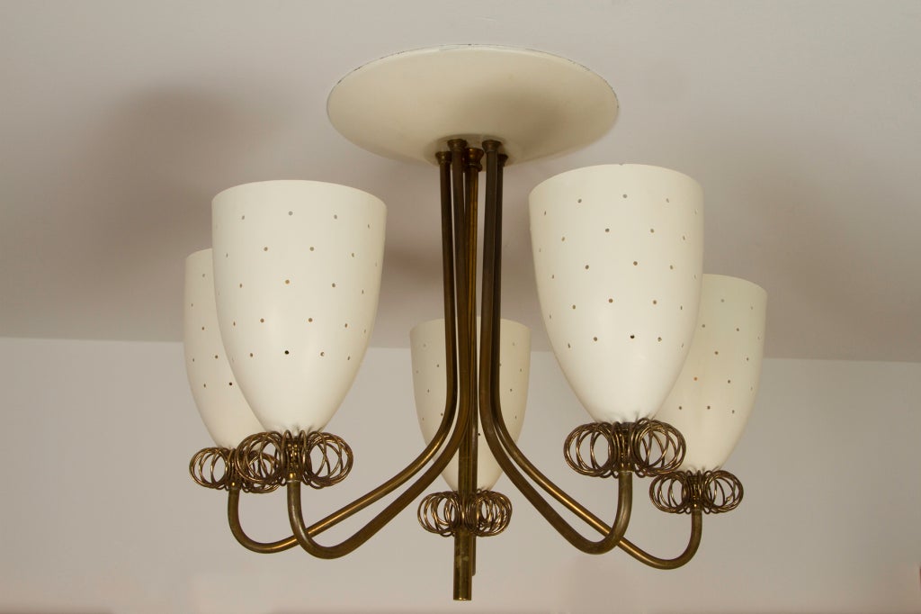 Paavo Tynell for Lightolier Ceiling Lamp