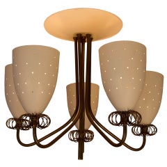 Paavo Tynell for Lightolier Ceiling Lamp