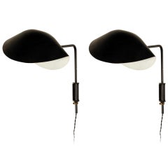 Pair of Serge Mouille Antony Sconces