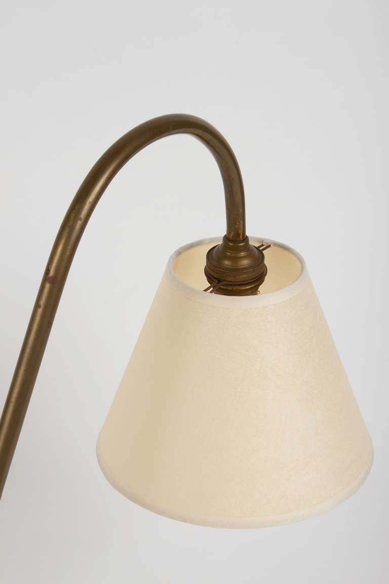 Brass Jacques Adnet Table Lamp