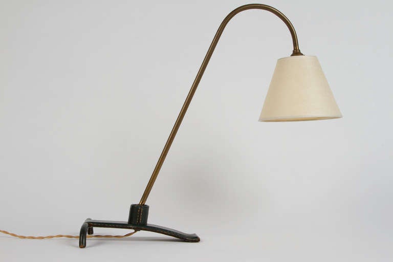 Jacques Adnet Table Lamp In Excellent Condition In Los Angeles, CA