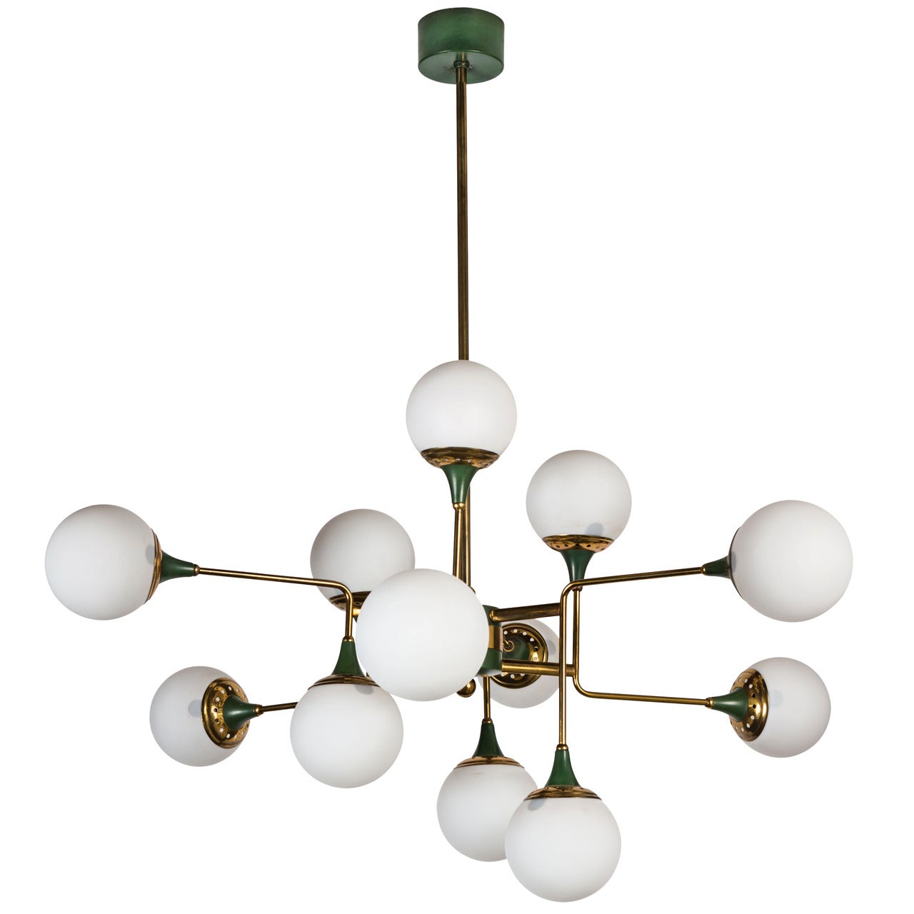 Stilnovo 12 Globe Chandelier