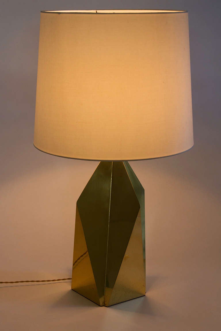 Extremely high quality table lamps with precision metal work.