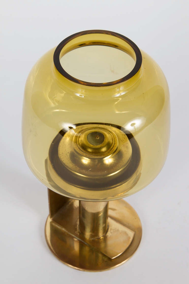 Swedish Markaryd Brass Candleholder