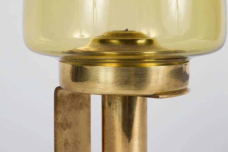 Mid-20th Century Markaryd Brass Candleholder