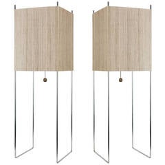 Pair of George Nelson Table Lamps