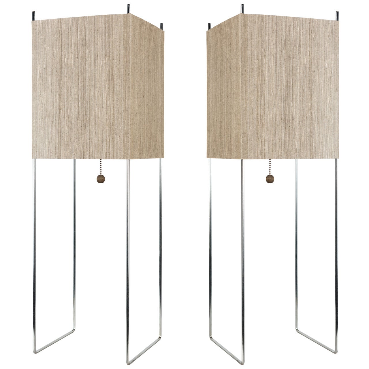 Pair of George Nelson Table Lamps