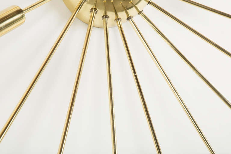 Brass Angelo Lelli Wall / Ceiling Lamp 