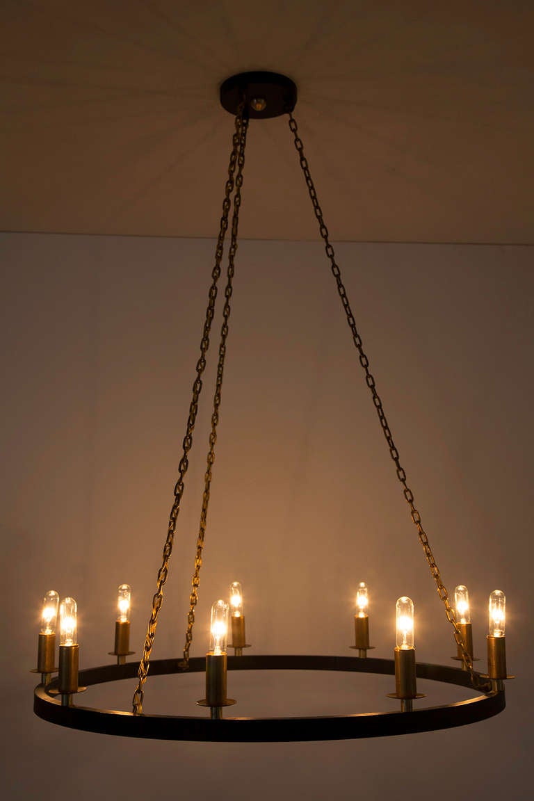 Lightolier Ring Chandelier