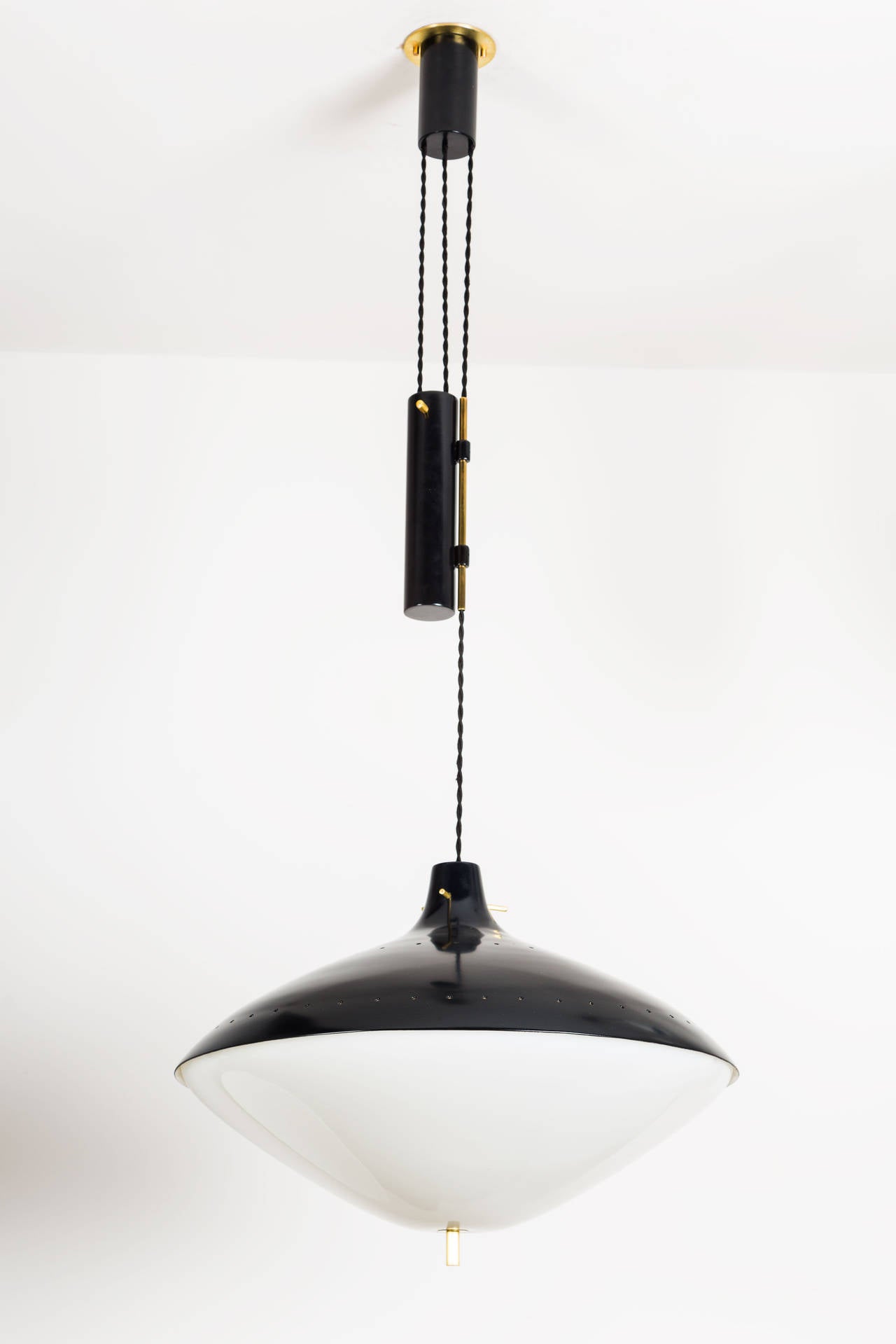Mid-20th Century Italian Pulley Lamp