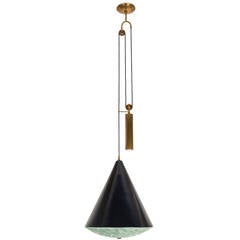 Large Italian Pulley Pendant