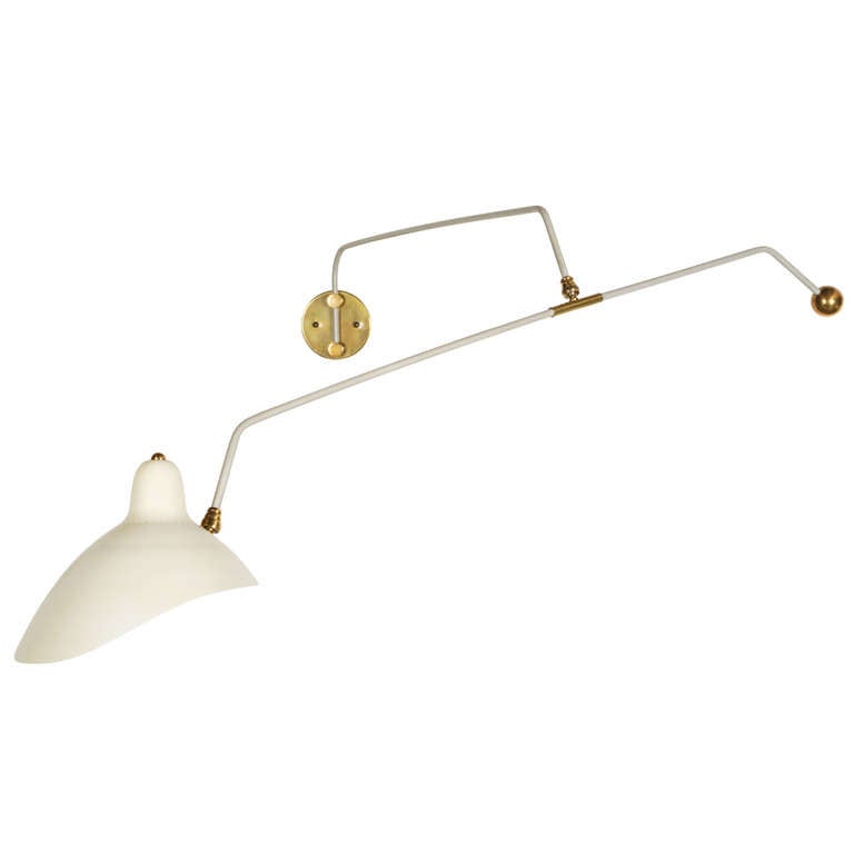 French Articulating Wall Light at 1stdibs