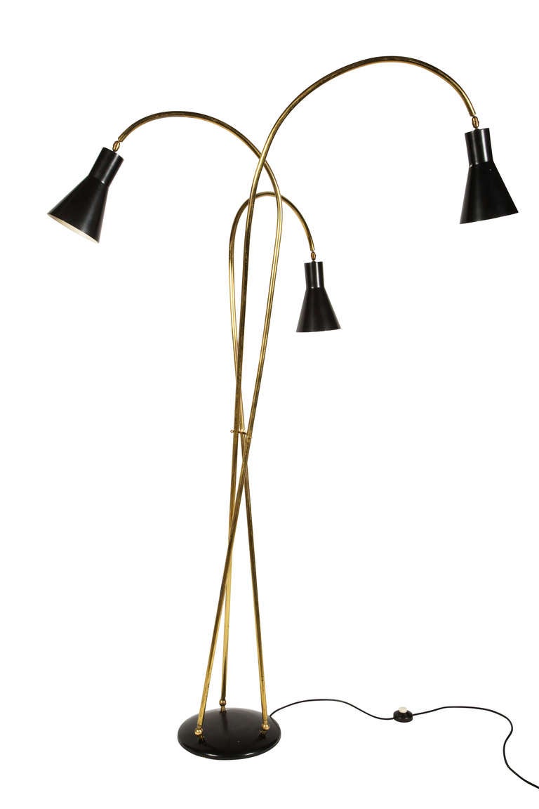 Floor Lamp by Stilnovo
with Adjustable Arms