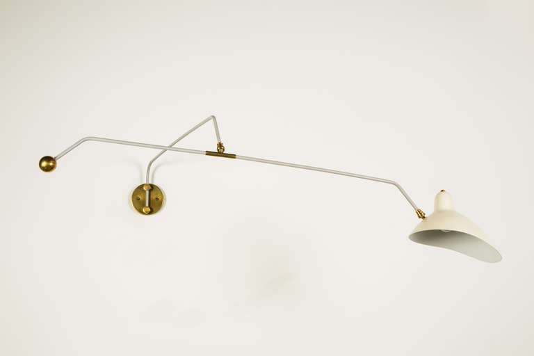 French Articulating Wall Light In Excellent Condition In Los Angeles, CA