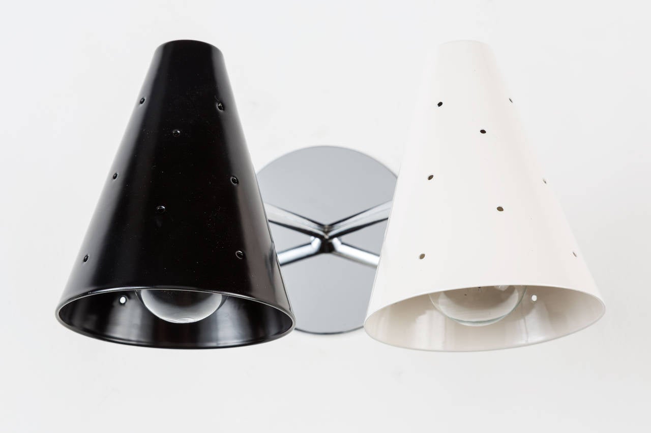 Mid-Century Modern Pair of Stilux Sconces
