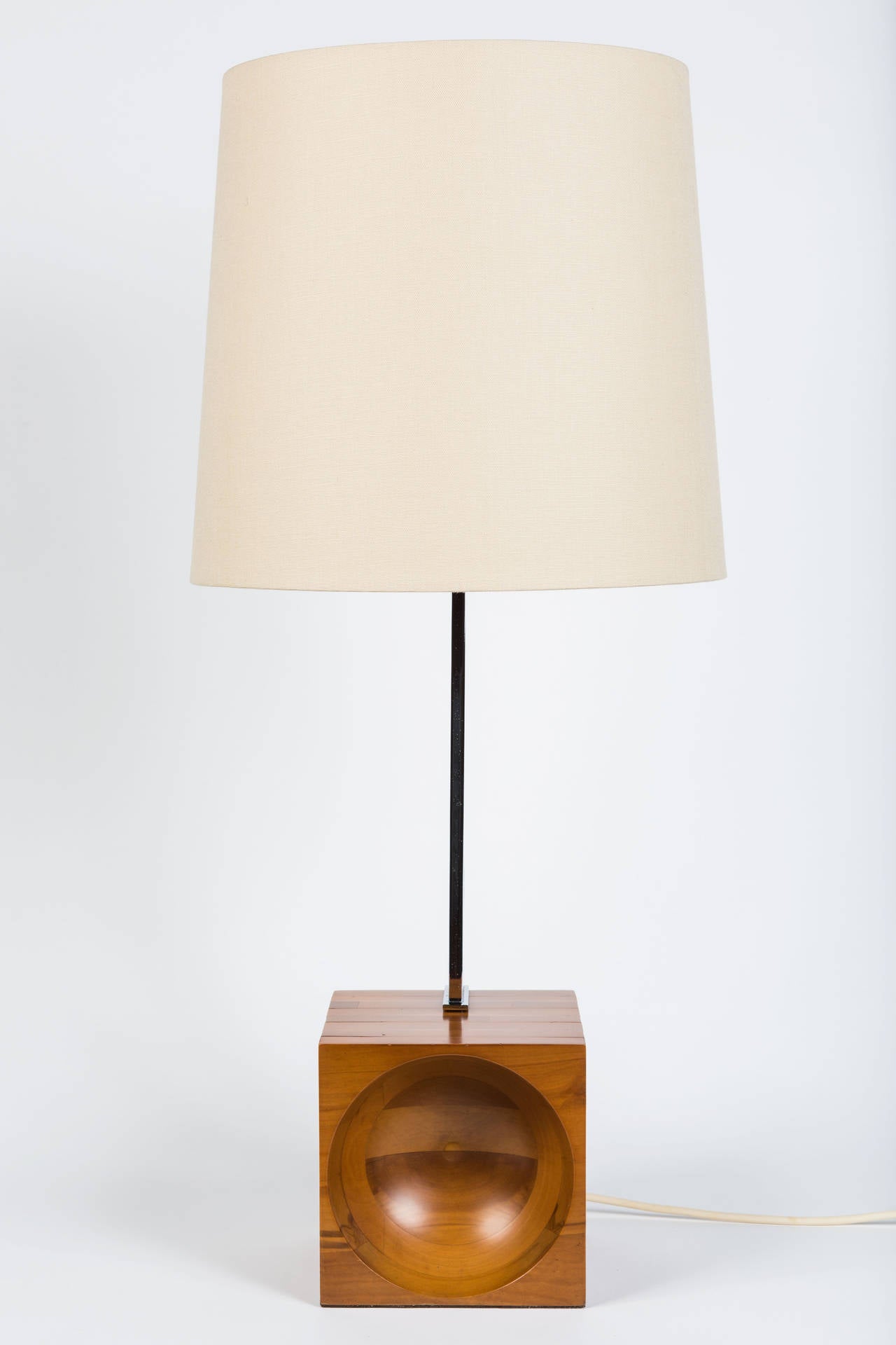 Italian Table Lamp by Angelo Brotto In Good Condition In Los Angeles, CA