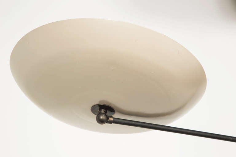 Rare Oscar Torlasco Counter Balance Ceiling Light for Lumi In Excellent Condition In Los Angeles, CA