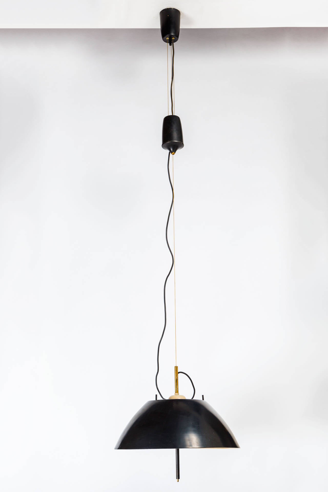 Mid-Century Modern Rare Pendant by Oscar Torlasco for Lumi For Sale
