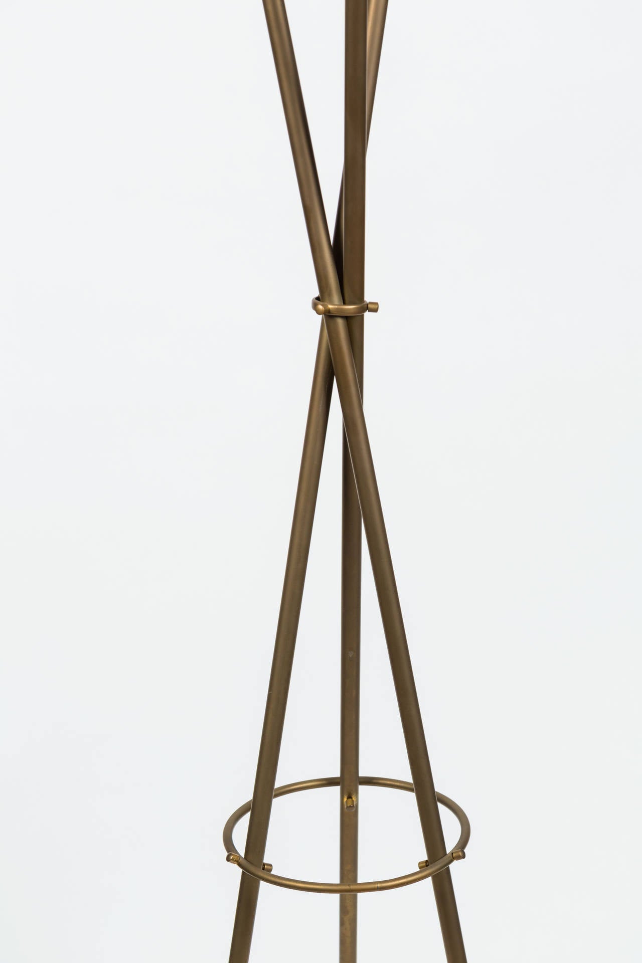 Mid-20th Century Rare Angelo Lelli Floor Lamp for Arredoluce