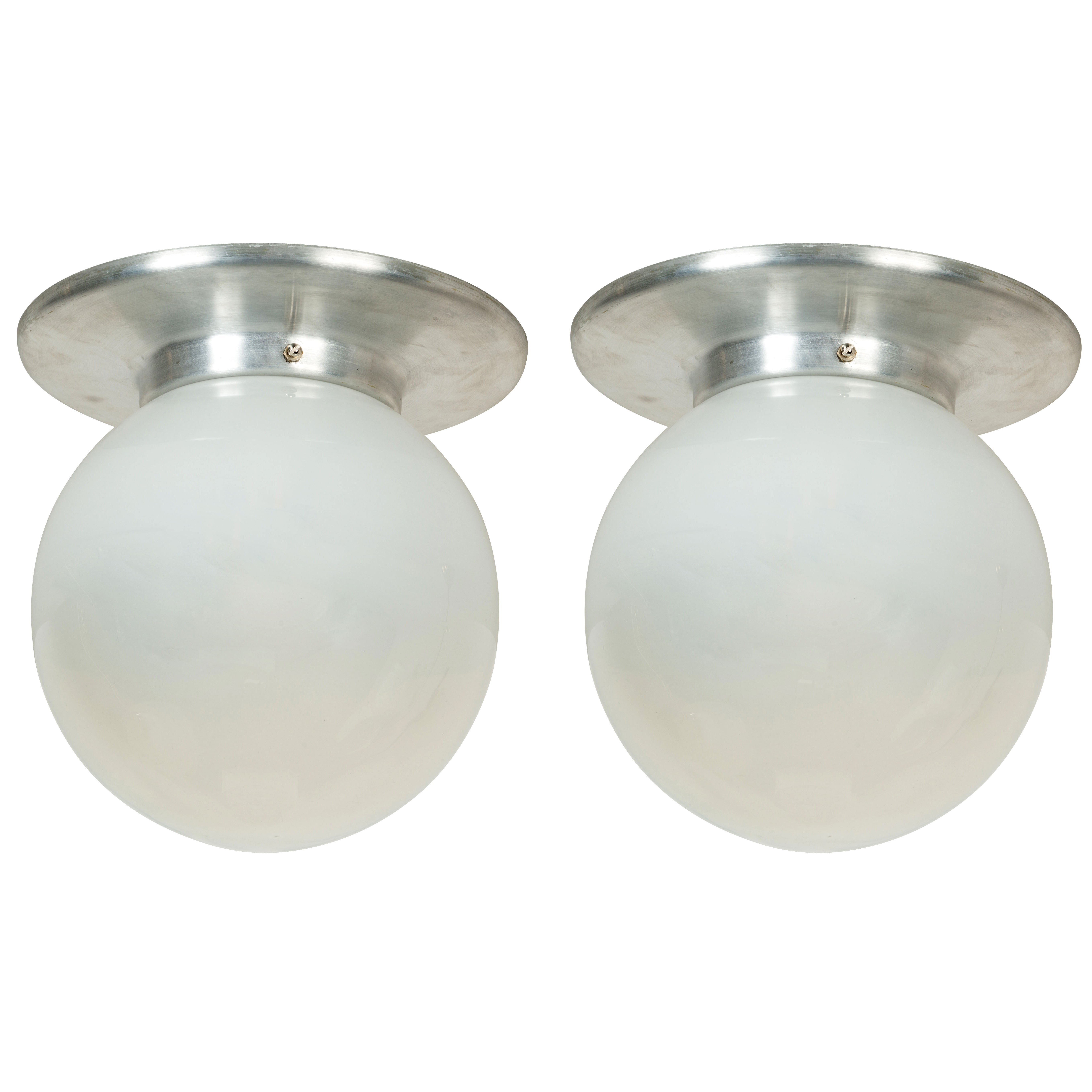 Glass Flush Mount Globes by Candle