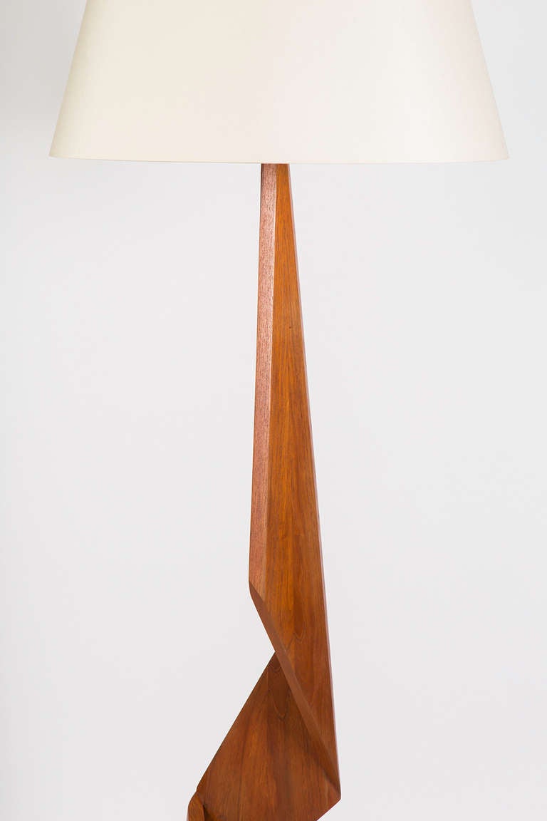 Highly sculptural floor lamp from Denmark