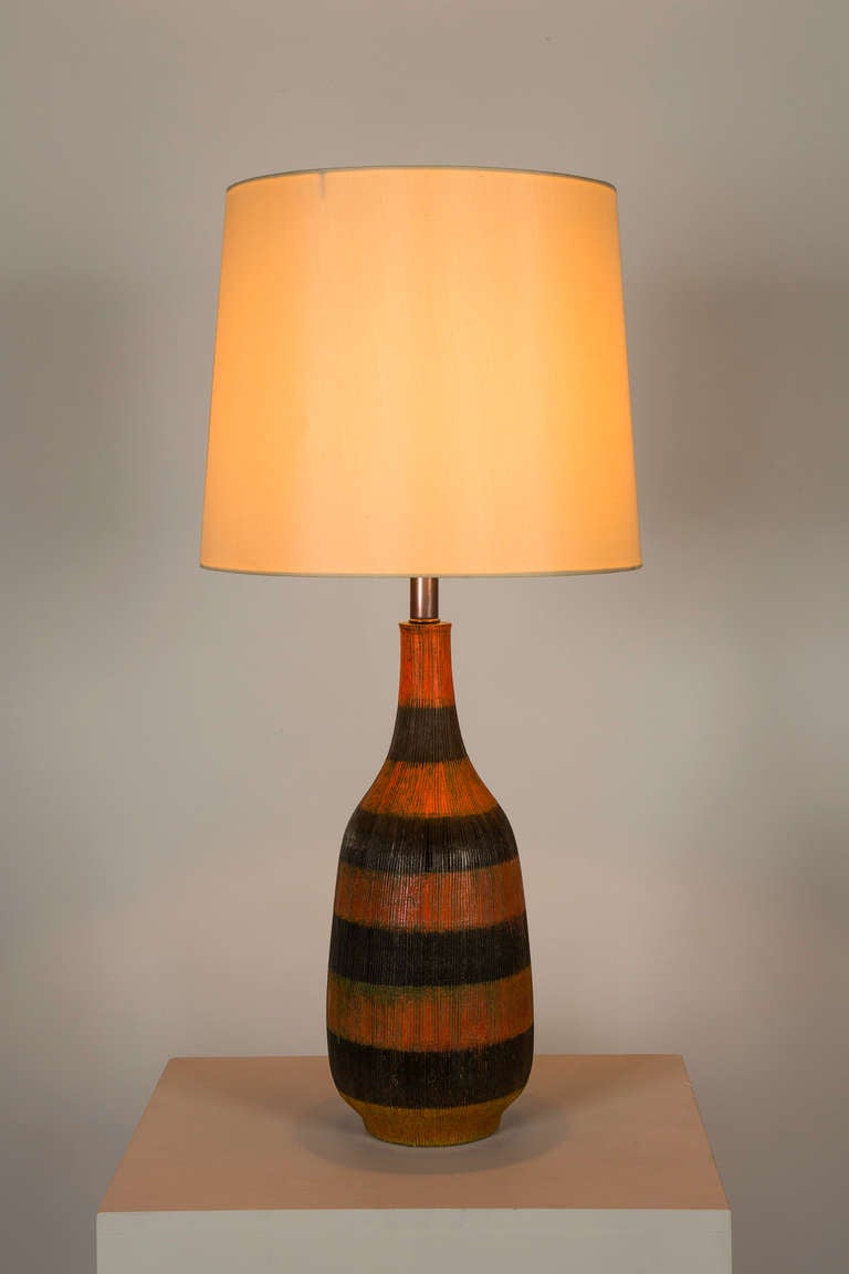 Ceramic Table Lamp by Raymor 1