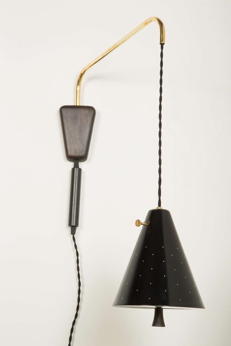 Pair of Lightolier Pulley Wall Lamps
