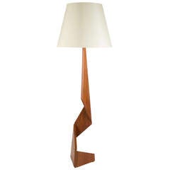 Sculptural Danish Floor Lamp