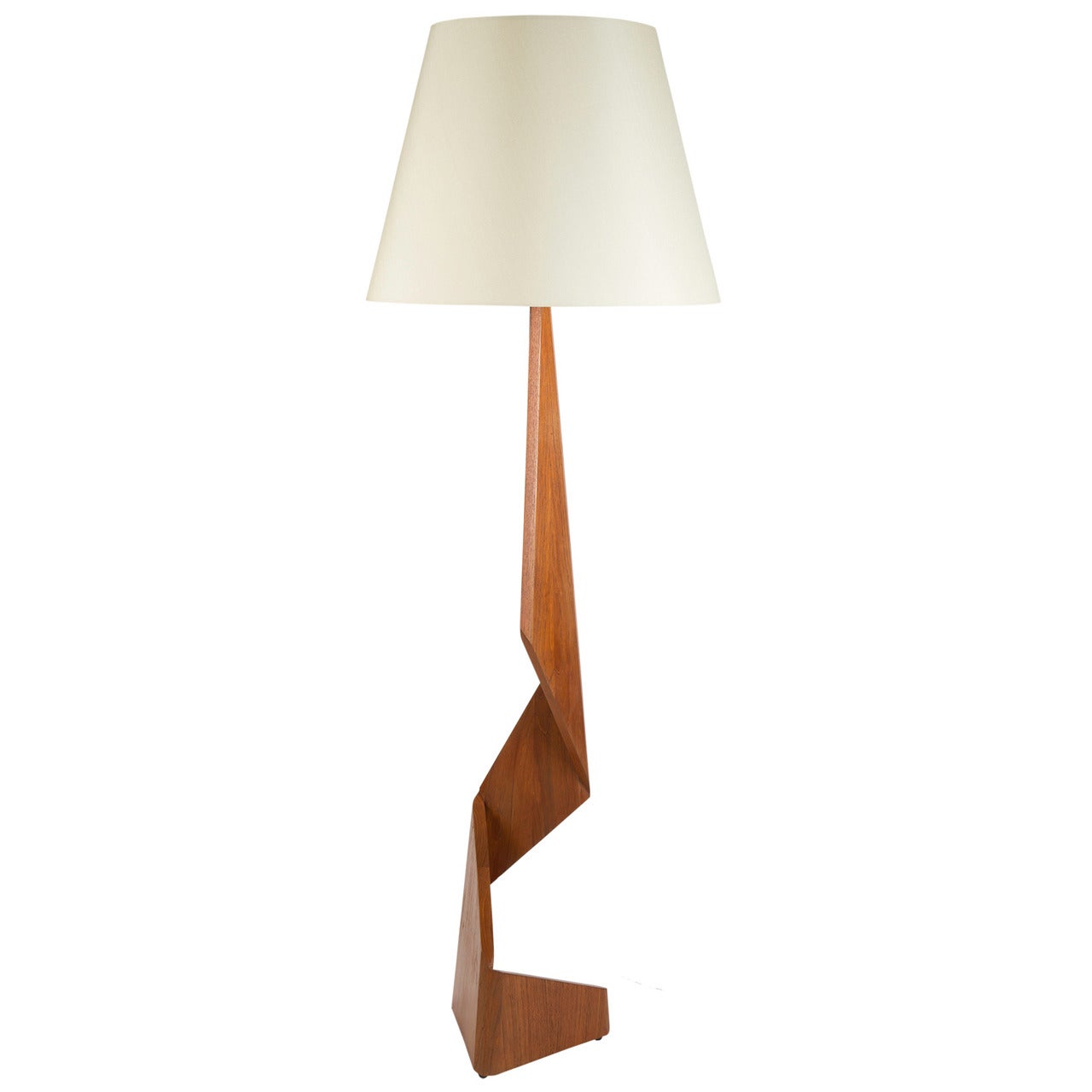 Sculptural Danish Floor Lamp