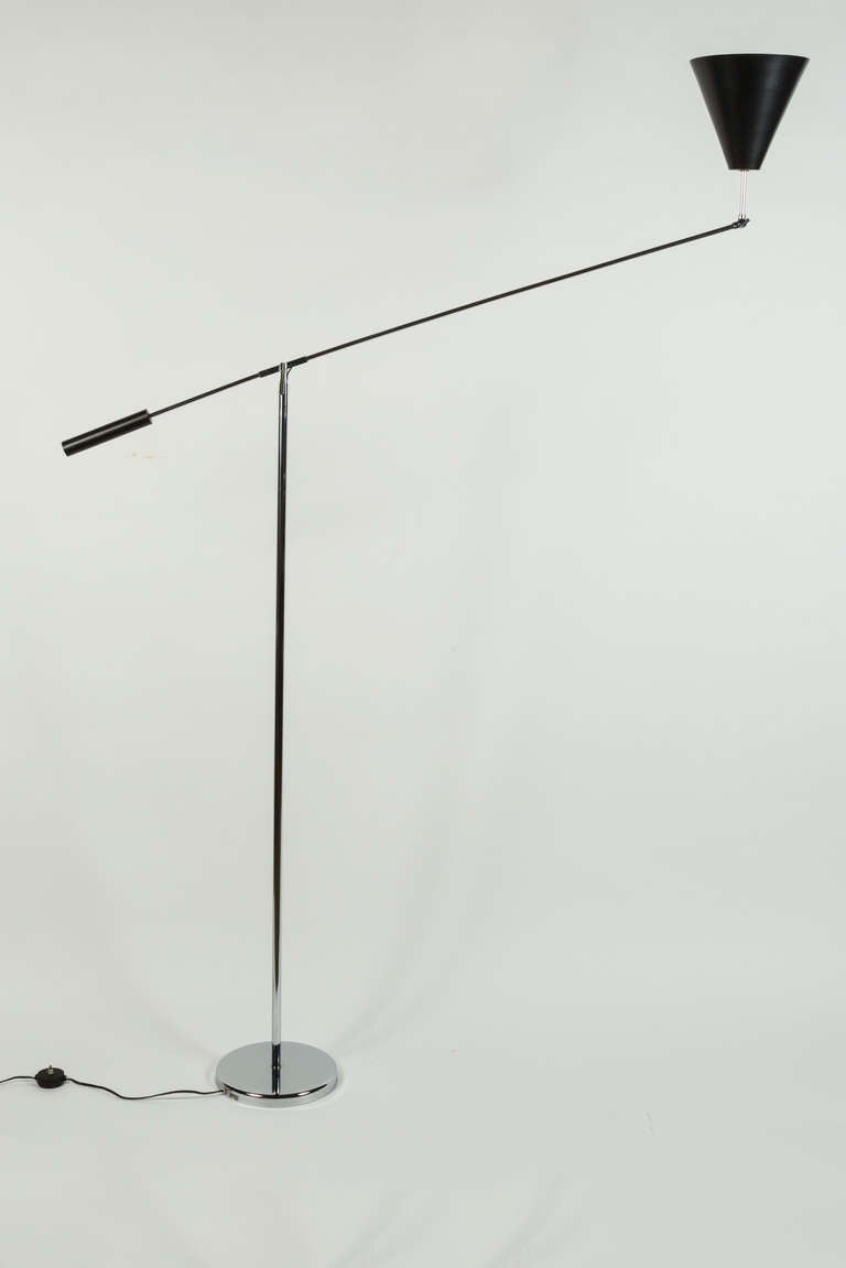 Robert Sonneman Single-Arm Floor Lamp