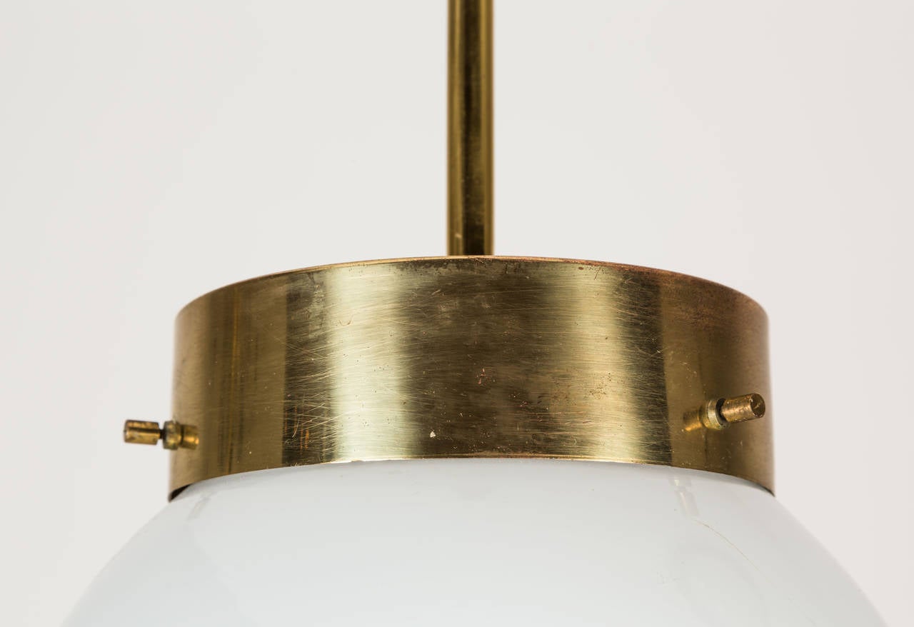 Brass Sergio Mazza Pendants for Artemide