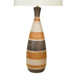 Large Raymor Ceramic Table Lamp