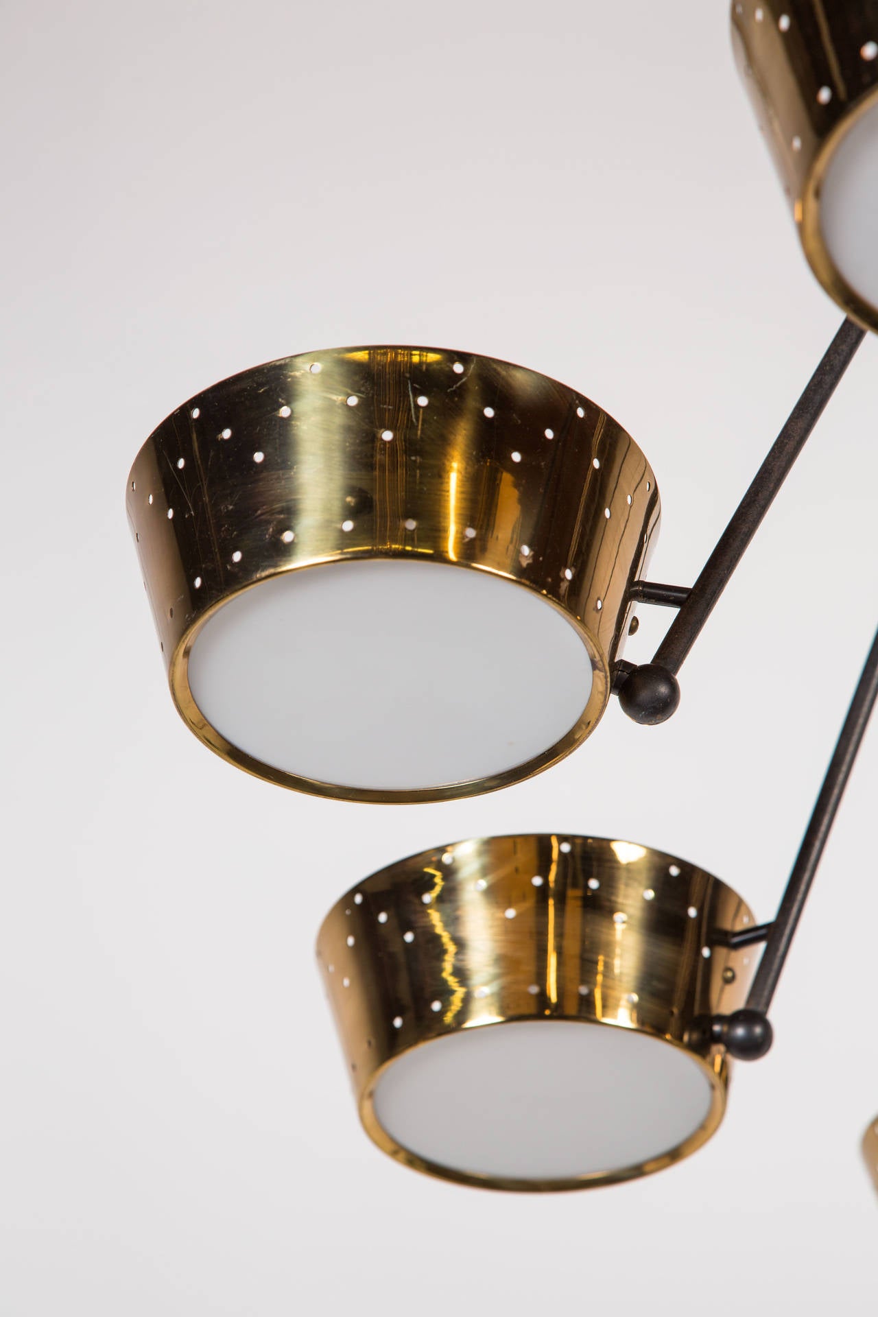 American Eight-Arm Chandelier by Lightolier