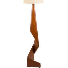 Sculptural Danish Floor Lamp