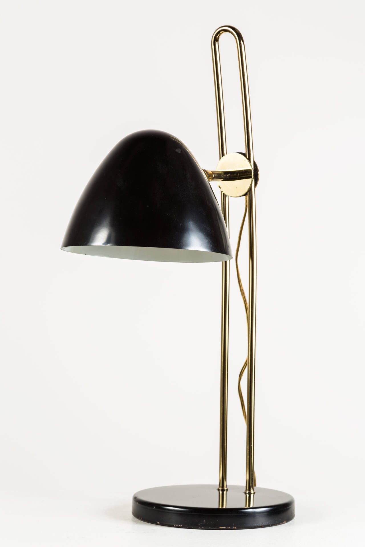 Brass Lightolier Table lamp
